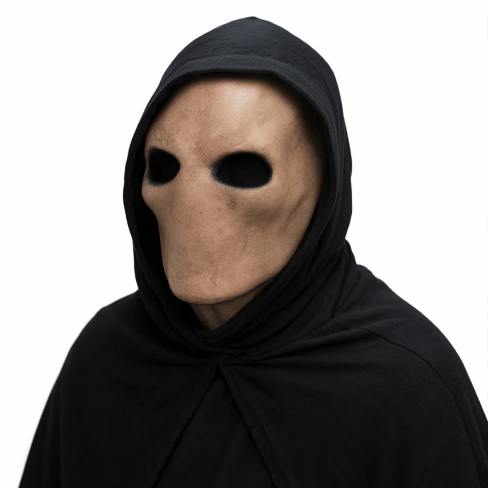 Latex Alien Mask Realistic - リアルな顔のない男のマスク、ハロウィーン用、無毒、異星人の頭蓋骨、ラテックス製、仮装用、3D、パーティー、コスプレ、カーニバル、ホラー、怖い