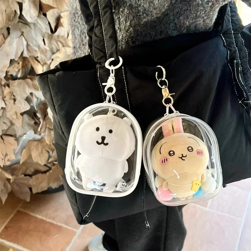 新しい携帯用透明ファスナー付き収納バッグ、キーチェーン、漫画 - Novelty Gifts のレビューと価格