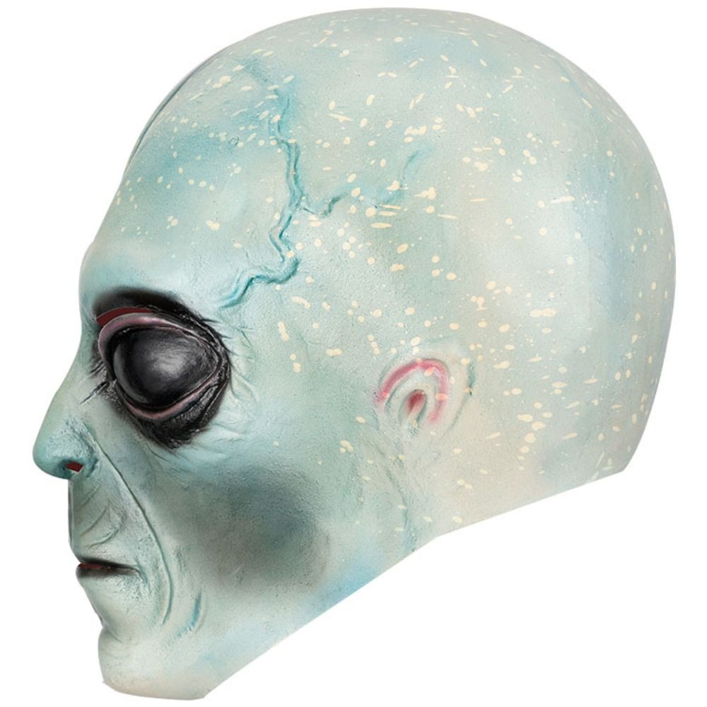 ラテックス素材のエイリアンマスク、フルヘッドマスク、グリーン - Latex Alien Mask Realistic のレビューと価格