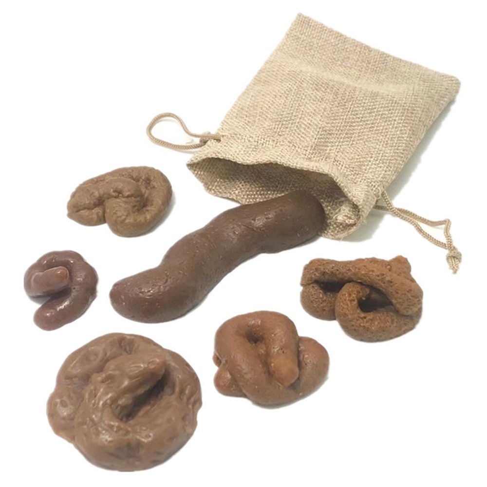 6個入りジョークグッズ　ストレス解消グッズ　リアルな偽うんち - Fake Poop Gag Gift のレビューと価格
